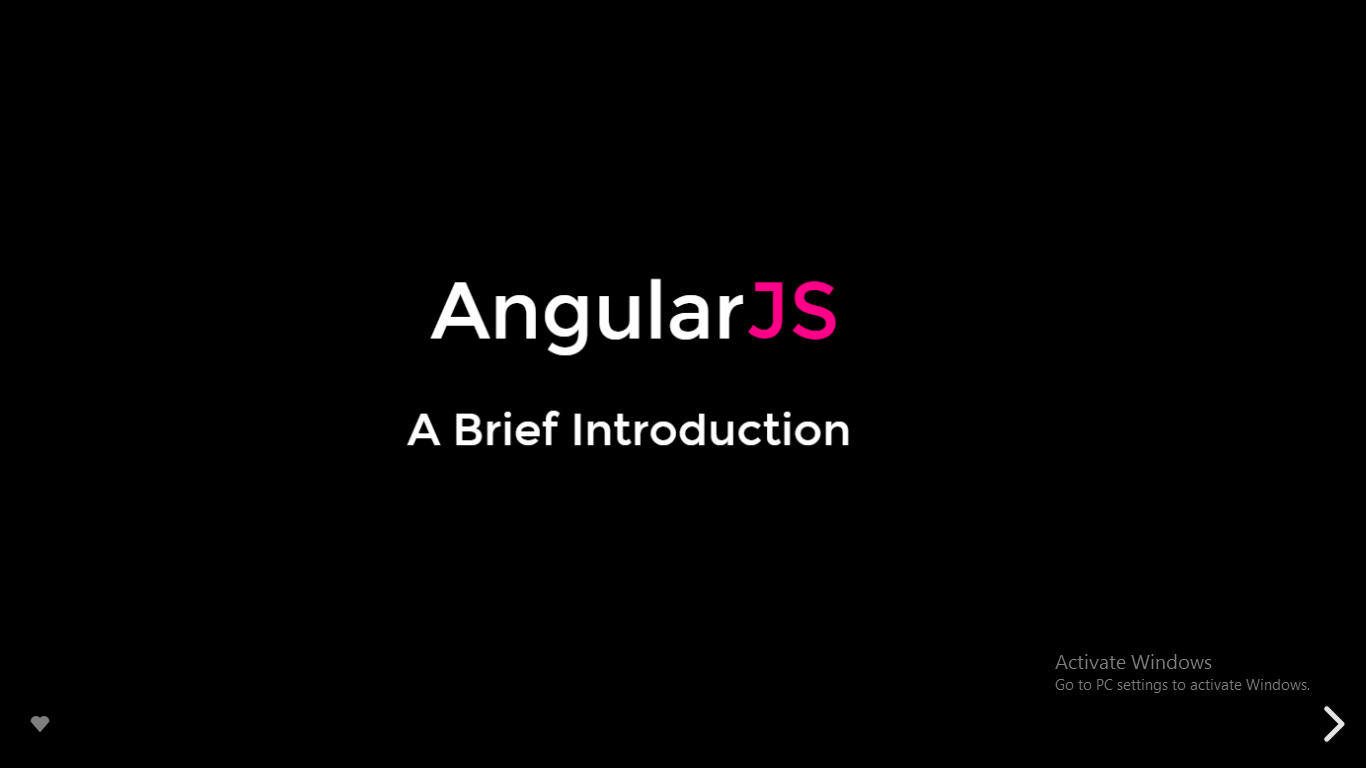 An Introduction to AngularJS